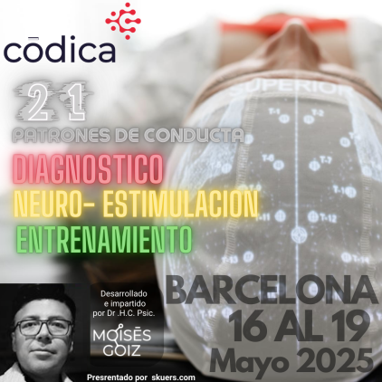 Reserva Curso de CODICA (Neuropsicología Biomagnetica) por Moises Goiz Martinez, BARCELONA Mayo 2025